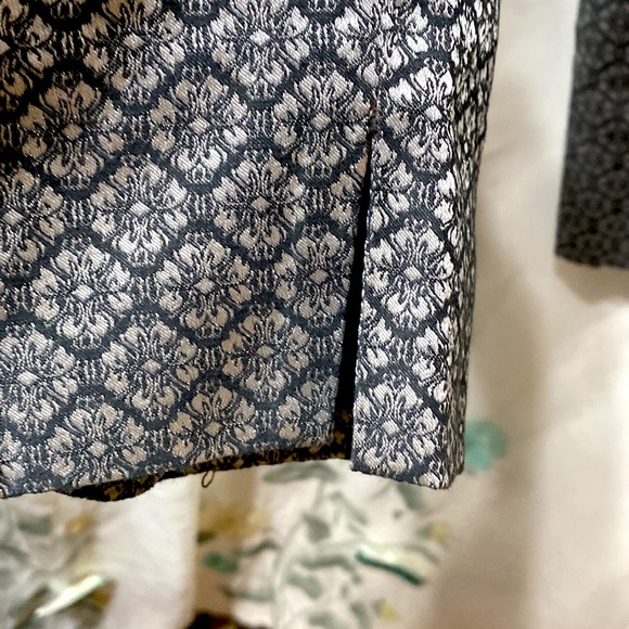 BANANA REPUBLIC BLACK/SILVER CAMDEN PANT COTTON/POLYESTER/SPANDEX SZ 2 - Picture 14 of 14